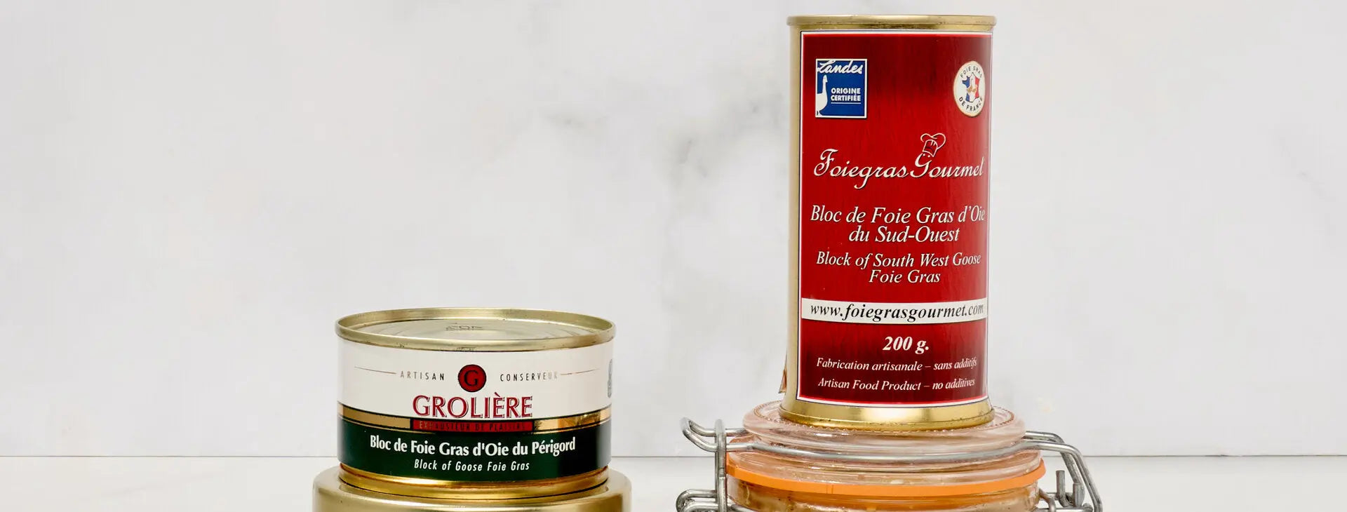 Blocs de Foie Gras d'Oie du Sud-Ouest