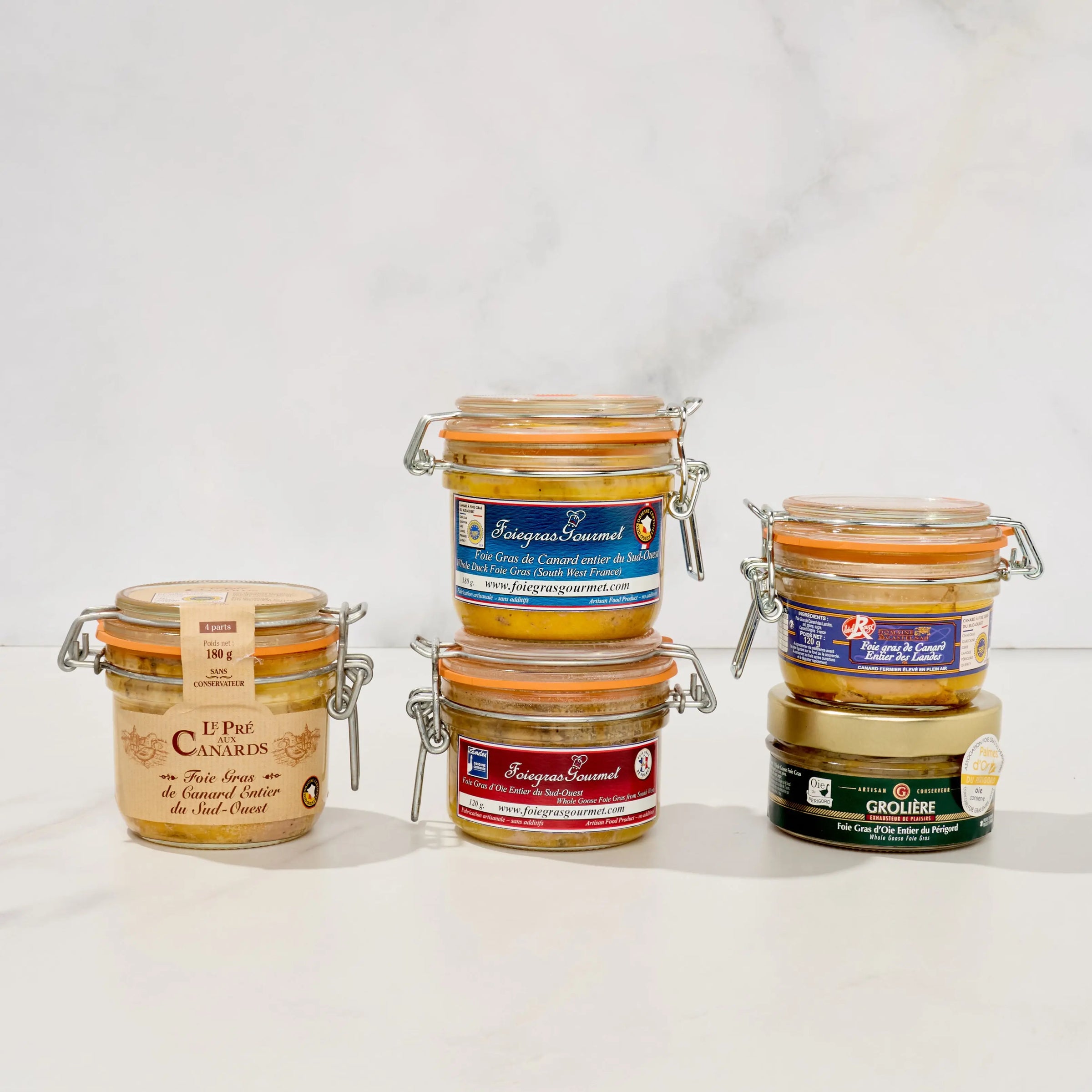Coffrets de Foie Gras de Canard et d'Oie du Sud-Ouest