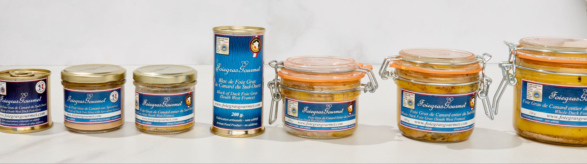 Gamme de foie gras