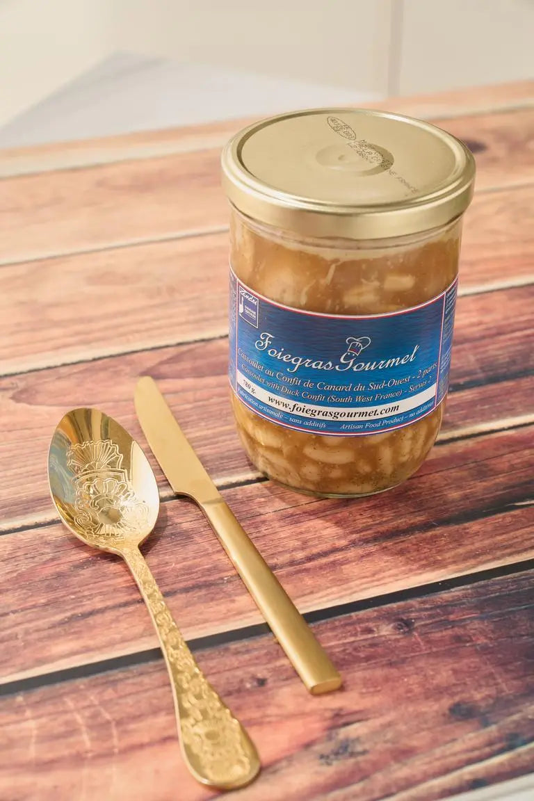 Cassoulet au Confit de Canard des Landes 780 g (2 parts) - Foie Gras Gourmet
