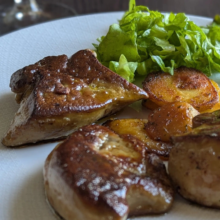 Escalopes Surgelées de Foie Gras de Canard Cru du Sud-Ouest 600 g - Foie Gras Gourmet