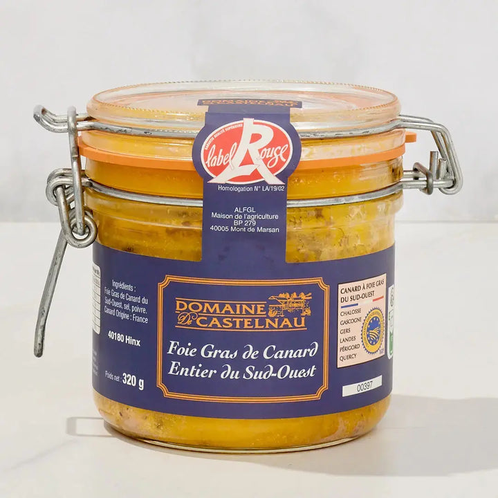 Foie Gras Canard Entier Label Rouge 530 g - Foie Gras Gourmet