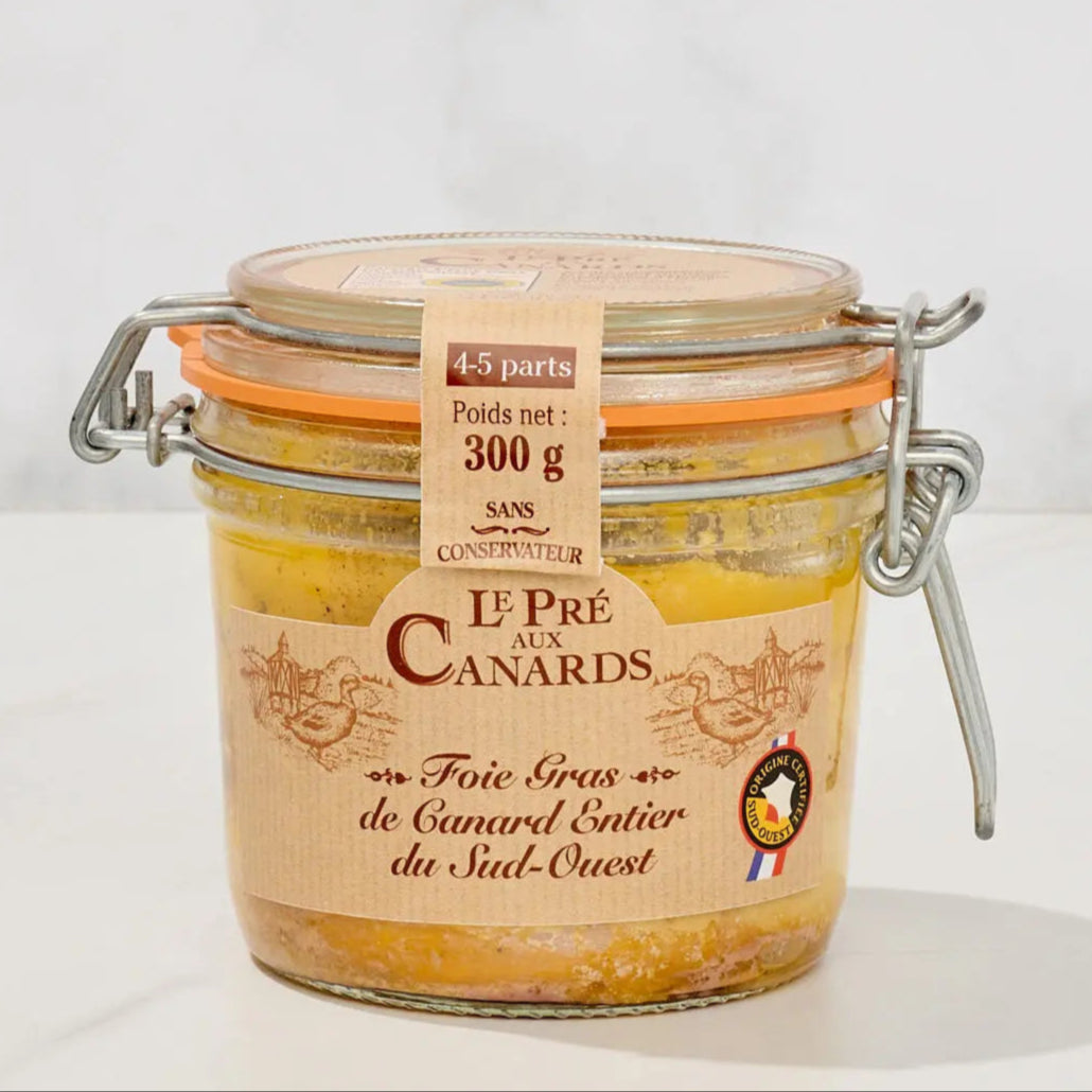 Whole Duck Foie Gras from the South-West with Guérande Fleur de Sel 300 g