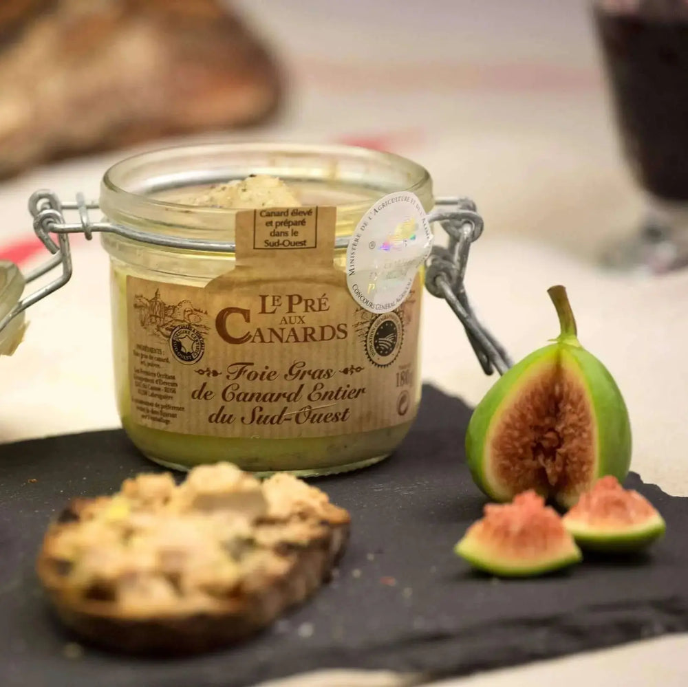 Foie Gras de Canard Entier du Sud-Ouest à la Fleur de Sel de Guérande 180 g - Foie Gras Gourmet