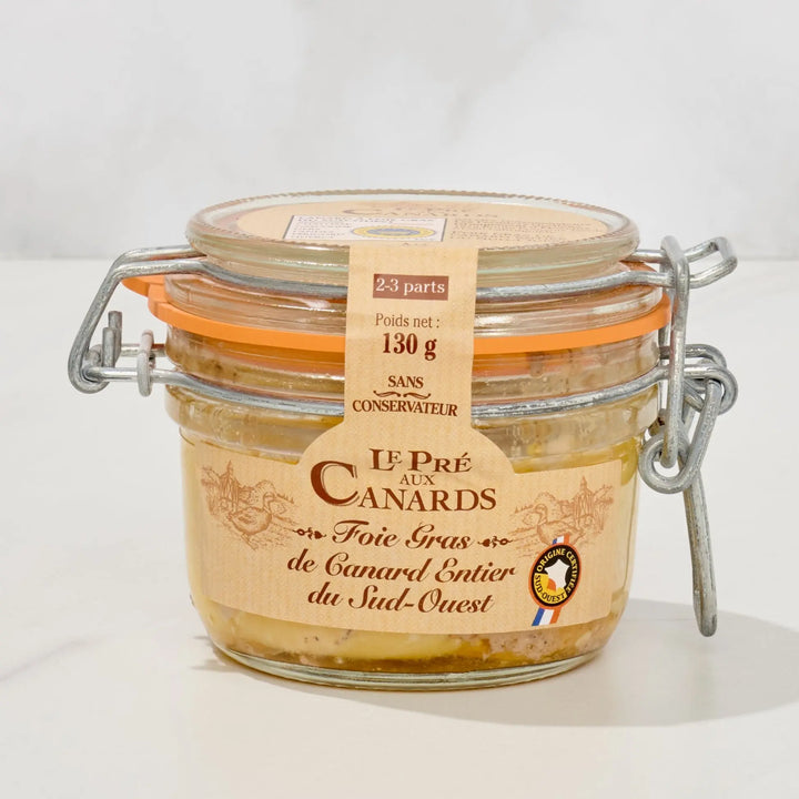 Foie Gras de Canard Entier du Sud-Ouest à la Fleur de Sel de Guérande 130 g - Foie Gras Gourmet