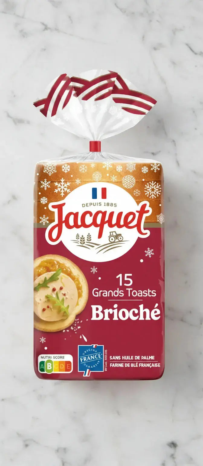 Jacquet大号布里欧修吐司配鹅肝