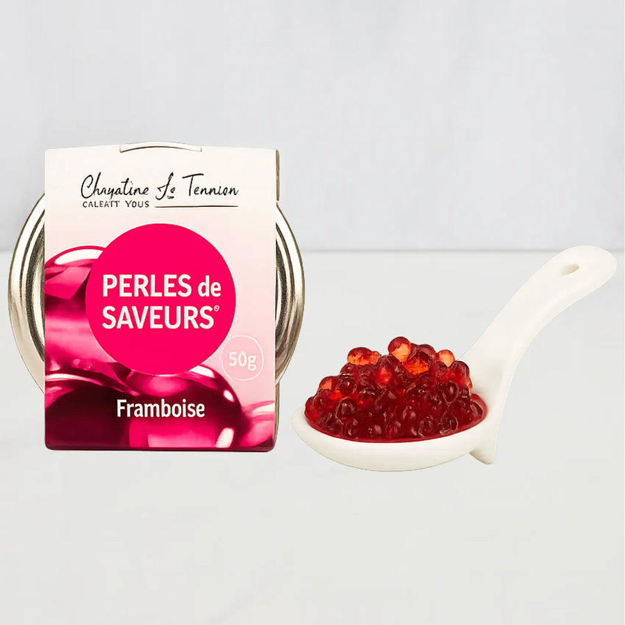 Algues Perles de Saveurs à la Framboise 50 g - Foie Gras Gourmet
