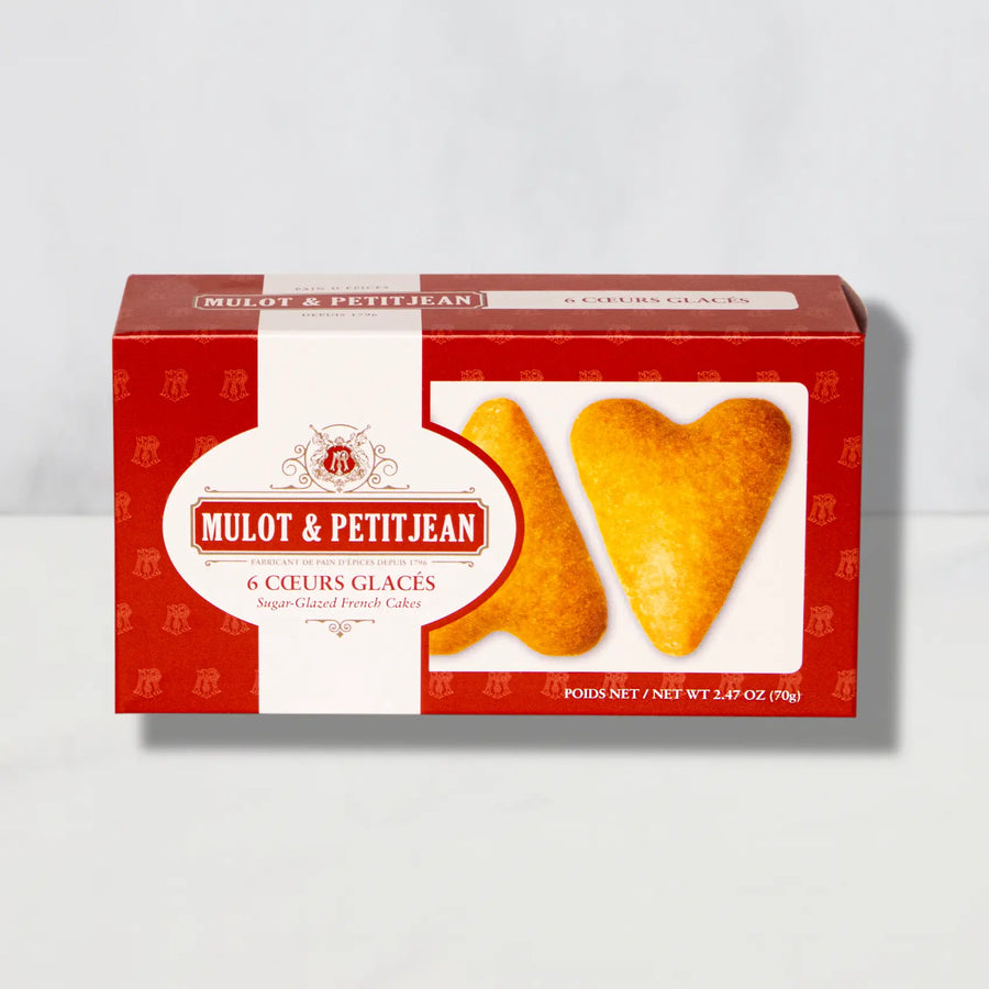 Six Coeurs Glacés de Pain d'Epices 70 g - Foie Gras Gourmet
