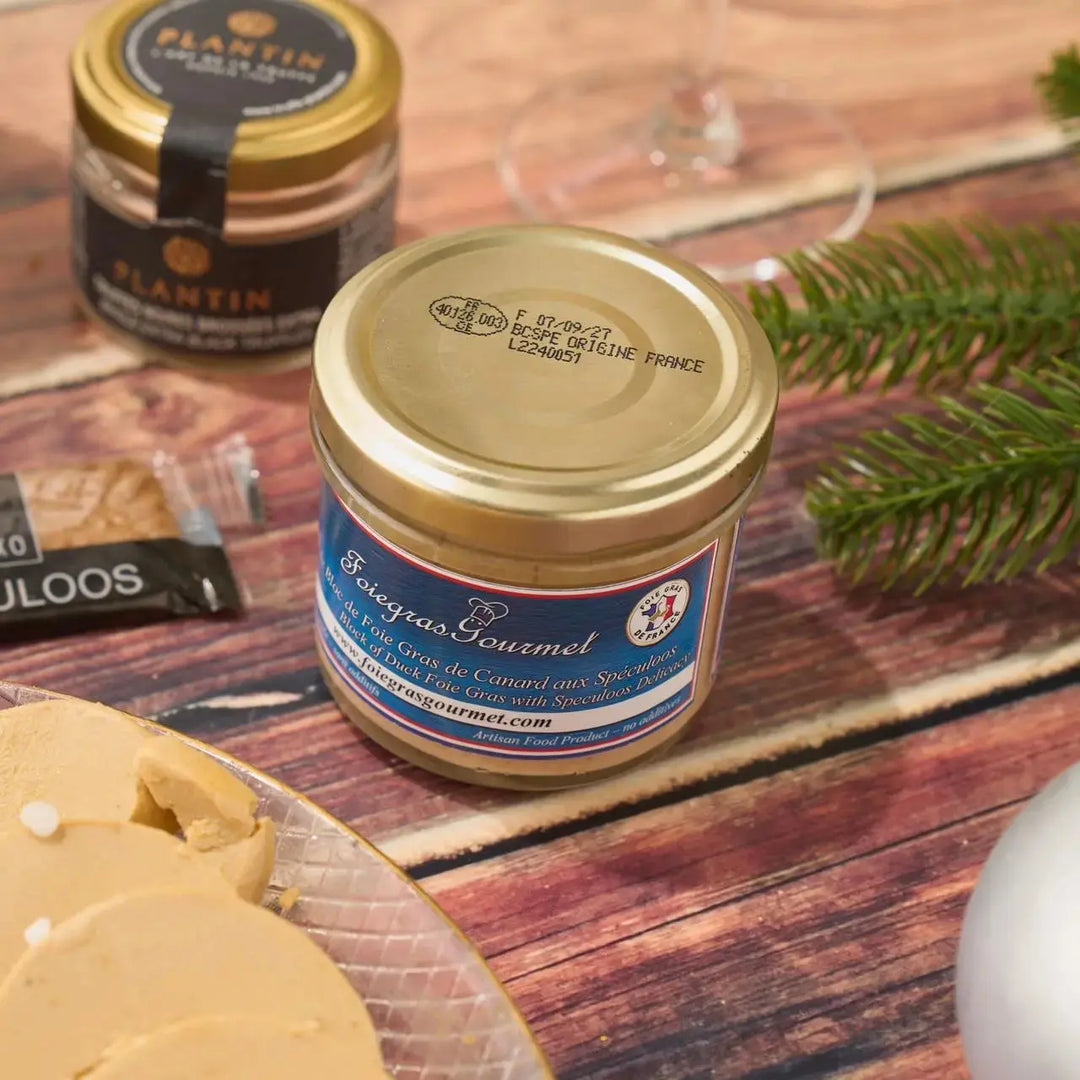 Spécialité de Bloc de Foie Gras de Canard au Piment d'Espelette 80 g - Foie Gras Gourmet