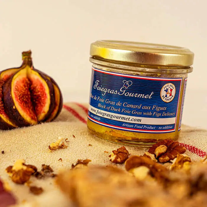 Block of Duck Foie Gras Specialty with Figs 80 g