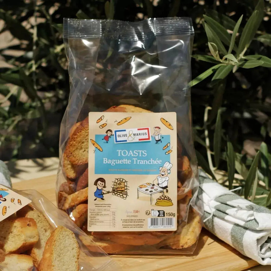 Toasts Baguette Tranchée 150 g Foie Gras