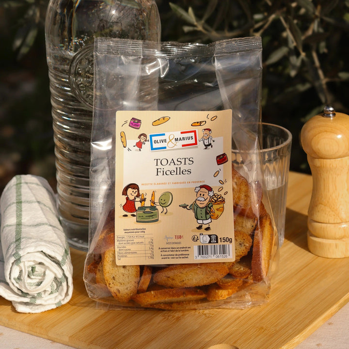 Toasts Ficelles Cereales Pain Foie Gras