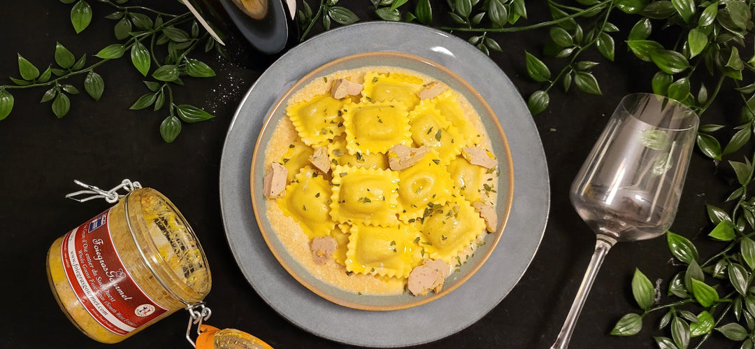 Recette de raviolis au foie gras et champignons