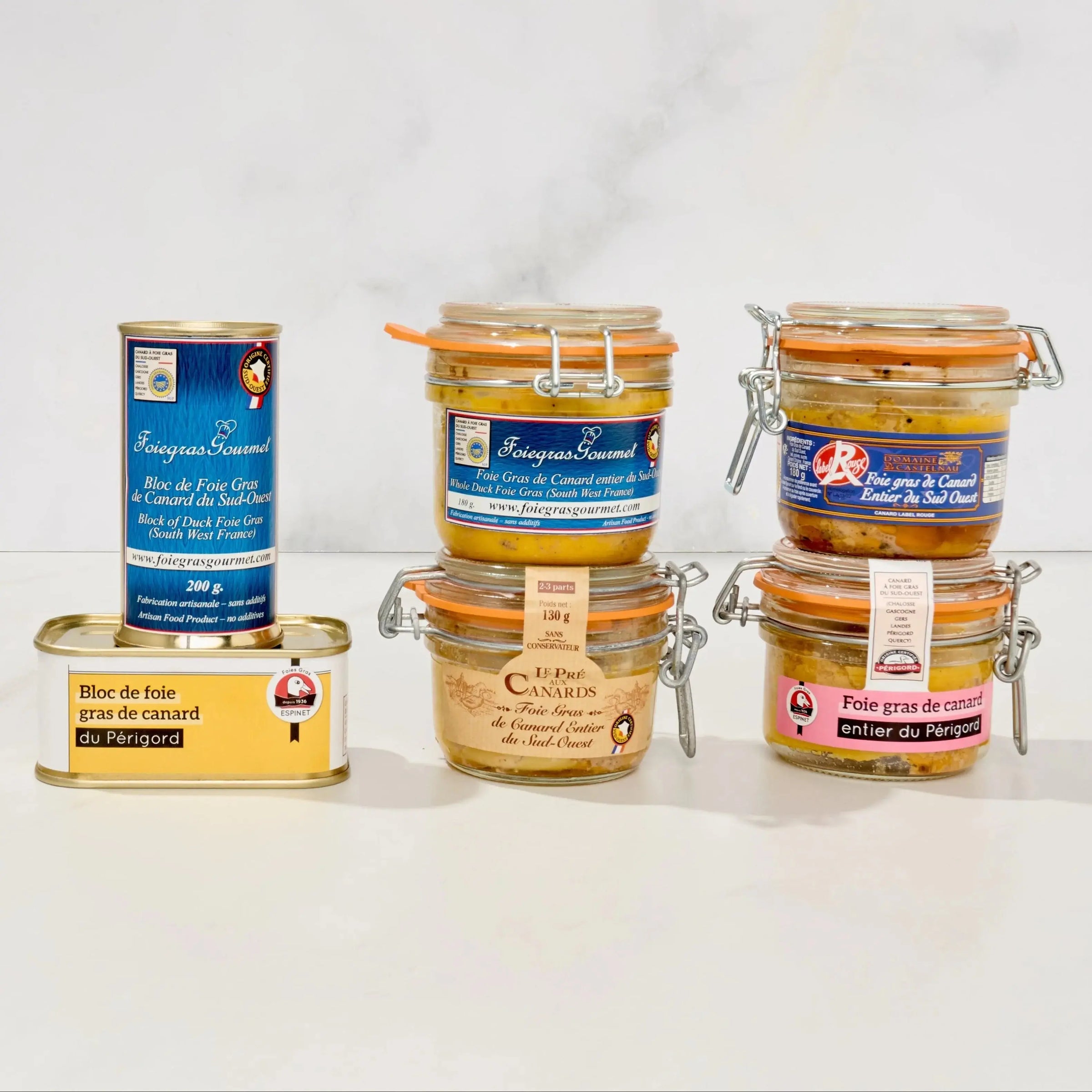 Coffret foie gras de canard package