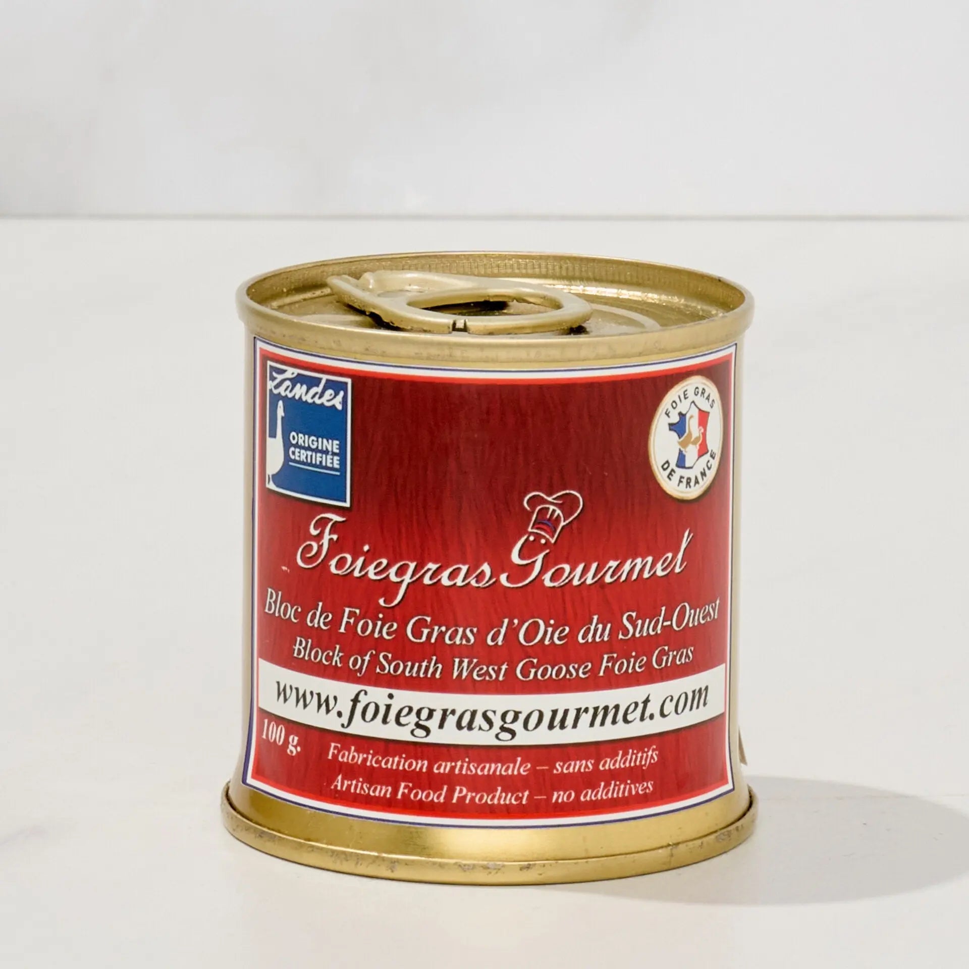 Bloque de Foie Gras de Oca del Suroeste 100 g