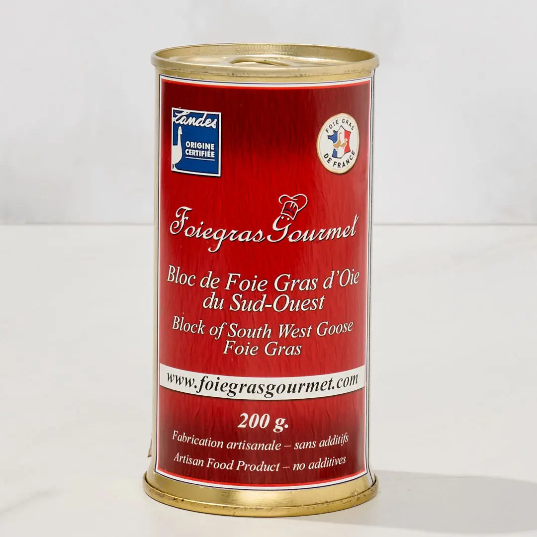 Block of Goose Foie Gras from the South-West 200 g 