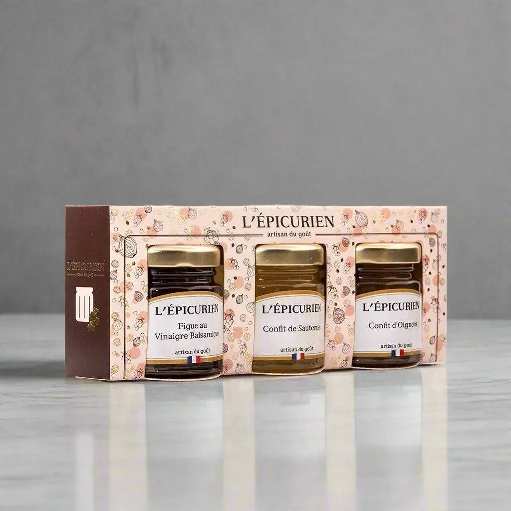 Coffret de Condiments Petits Formats pour accompagner le Foie Gras