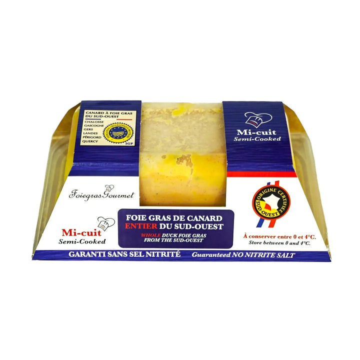 Foie Gras de Canard Entier Mi-Cuit du Sud-Ouest 250 g - Foie Gras Gourmet