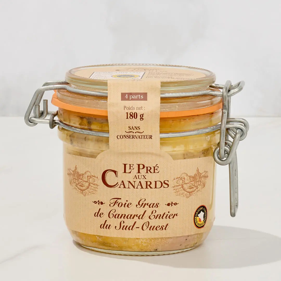 Coffret Duo - Terrine de canard et Foie Gras Canneberge/Orange & Confit  d'oignons - Les Canardises