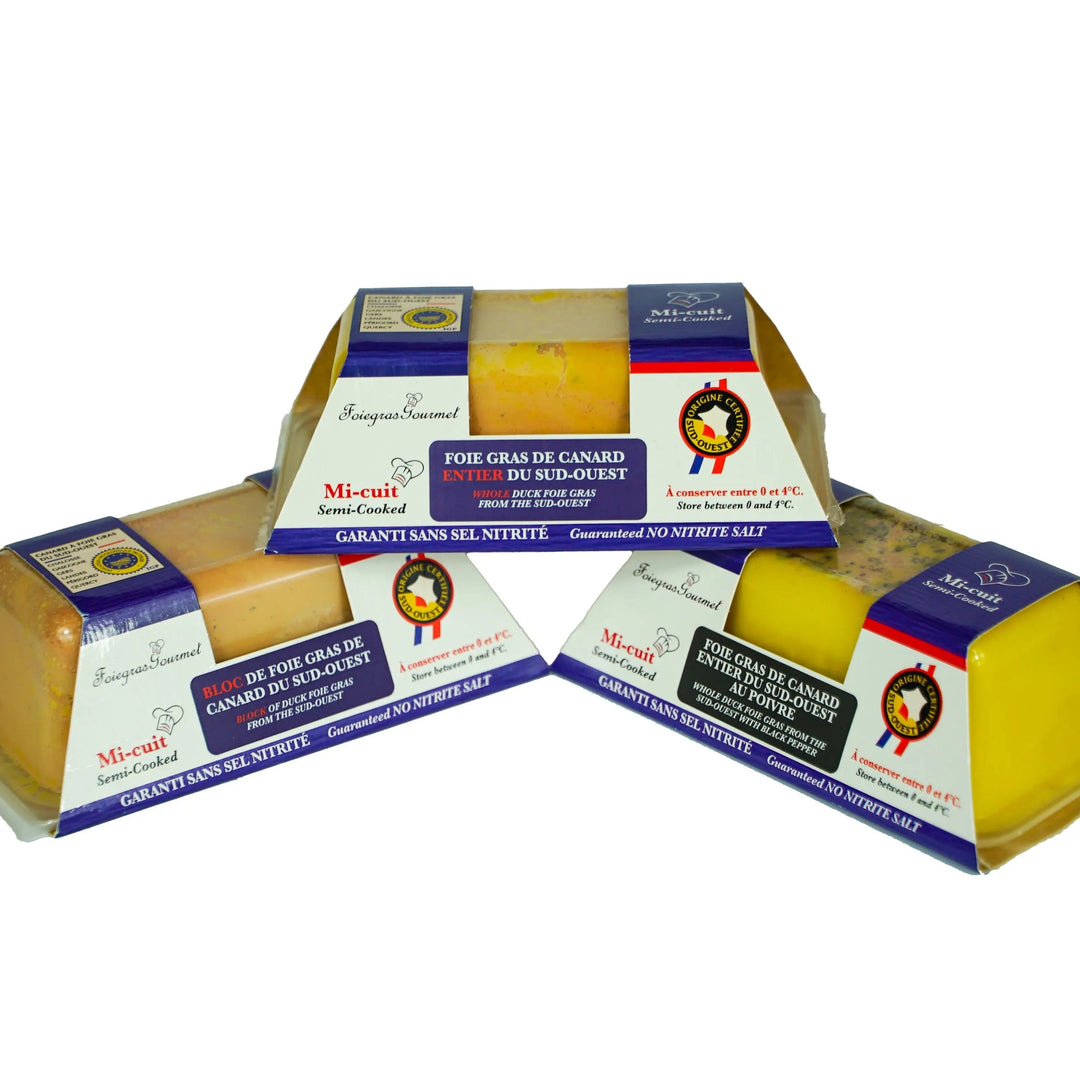 Coffret de Foie Gras de Canard Mi-Cuit - Foie Gras Gourmet