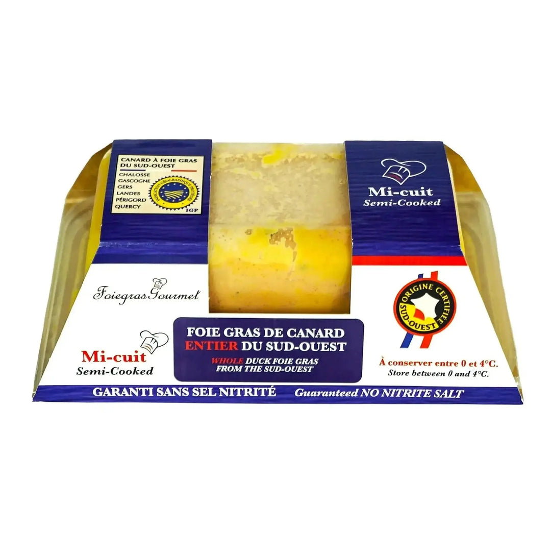 Foie Gras de Canard Entier Mi-Cuit du Sud-Ouest 250 g - Foie Gras Gourmet
