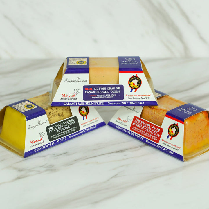 Coffret package foie gras mi-cuit