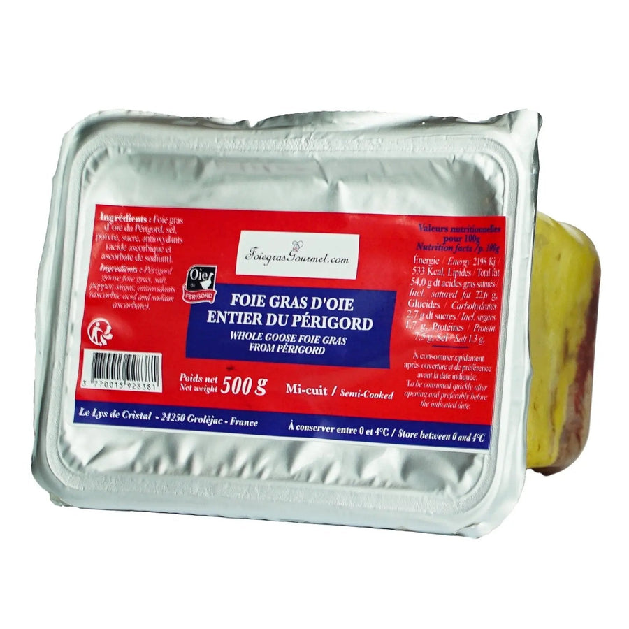 Foie Gras Oie Mi-Cuit Périgord