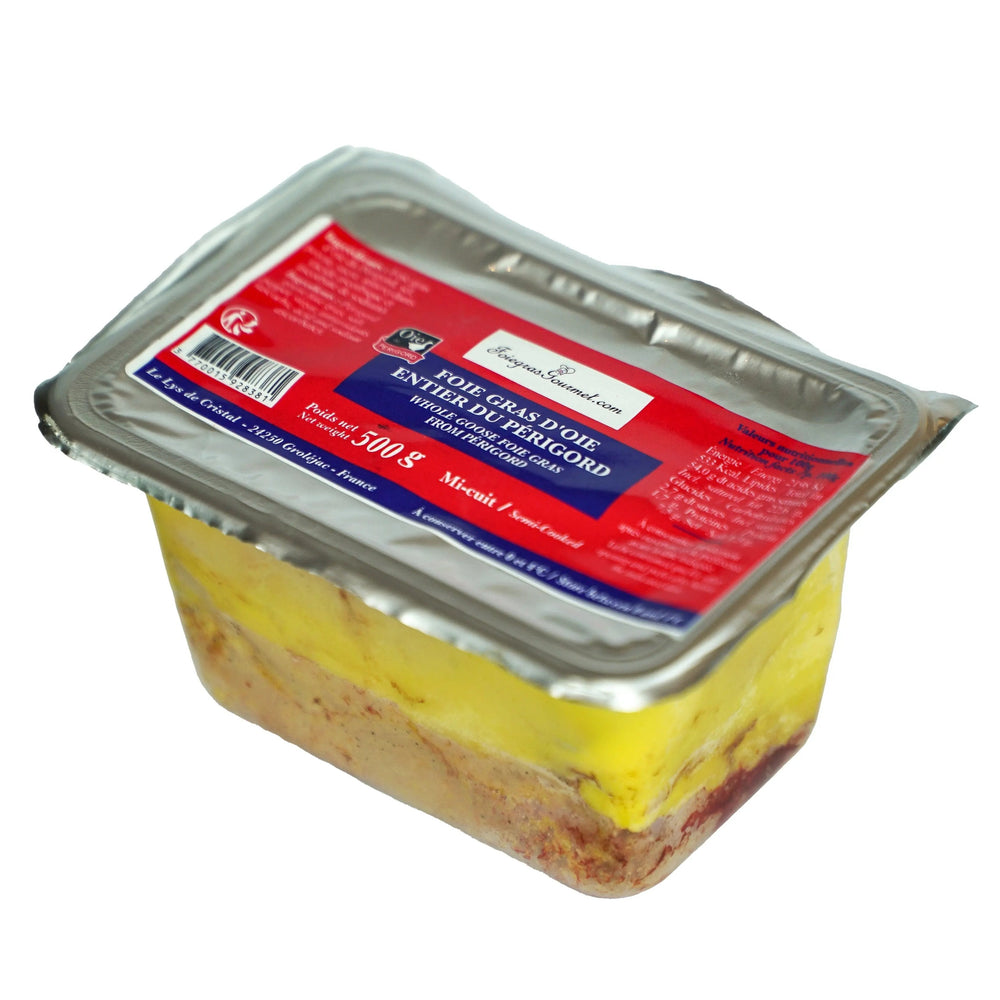 Whole Goose Foie Gras Semi-Cooked
