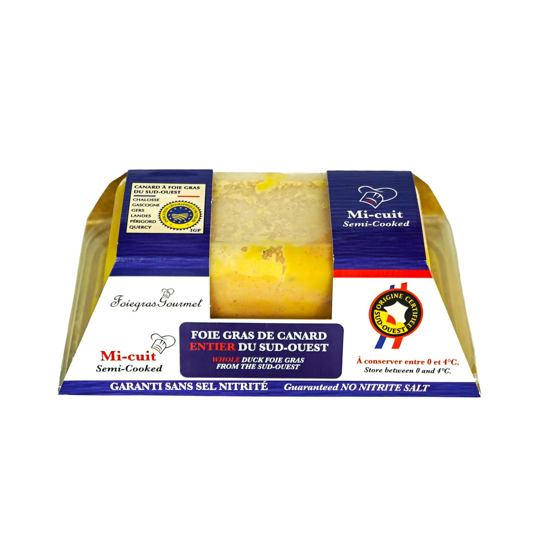 Foie Gras de Canard Entier Mi-Cuit du Sud-Ouest 250 g - Foie Gras Gourmet