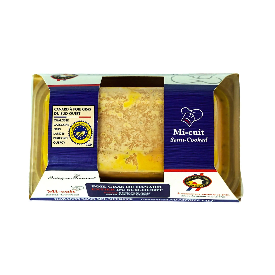 Foie Gras de Canard Entier Mi-Cuit du Sud-Ouest 250 g - Foie Gras Gourmet