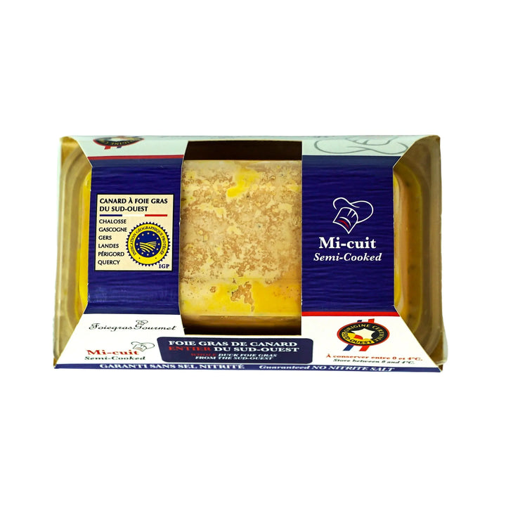 Foie Gras de Canard Entier Mi-Cuit du Sud-Ouest 250 g - Foie Gras Gourmet
