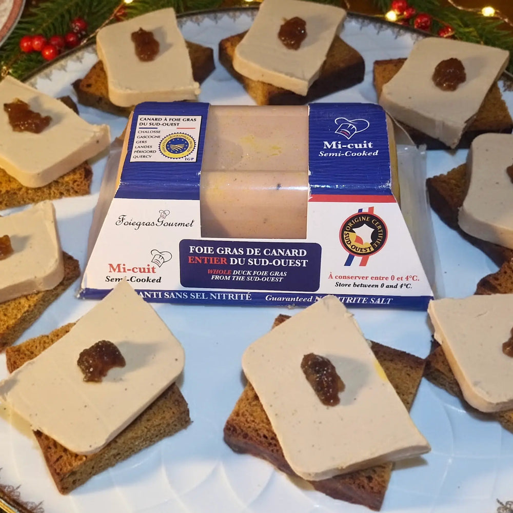 Foie Gras de Canard Entier Mi-Cuit