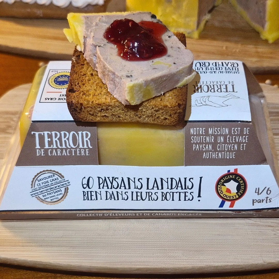 Foie Gras de Canard Entier Mi-Cuit du Sud-Ouest aux 3 Poivres Médaille d'Argent 250 g - Foie Gras Gourmet