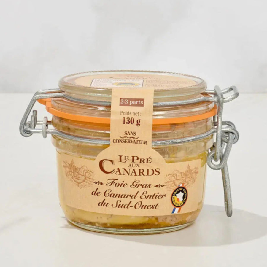 Foie Gras de Canard Entier du Sud-Ouest au Sauternes 130 g - Foie Gras Gourmet