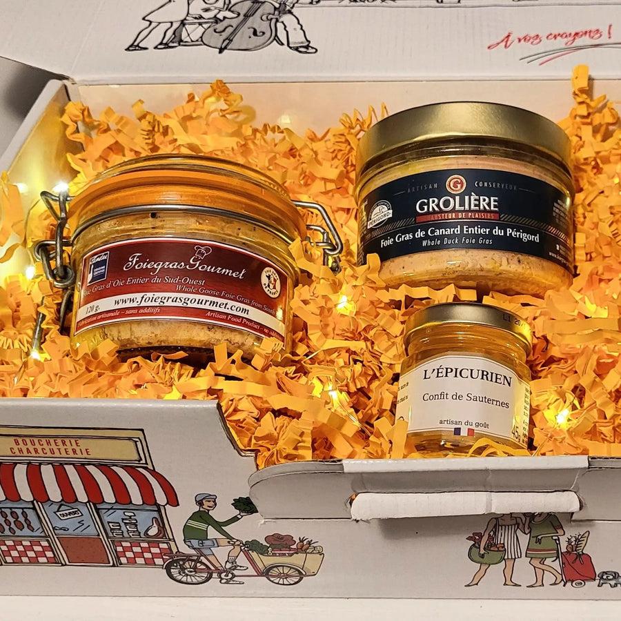 Emballage cadeau foie gras