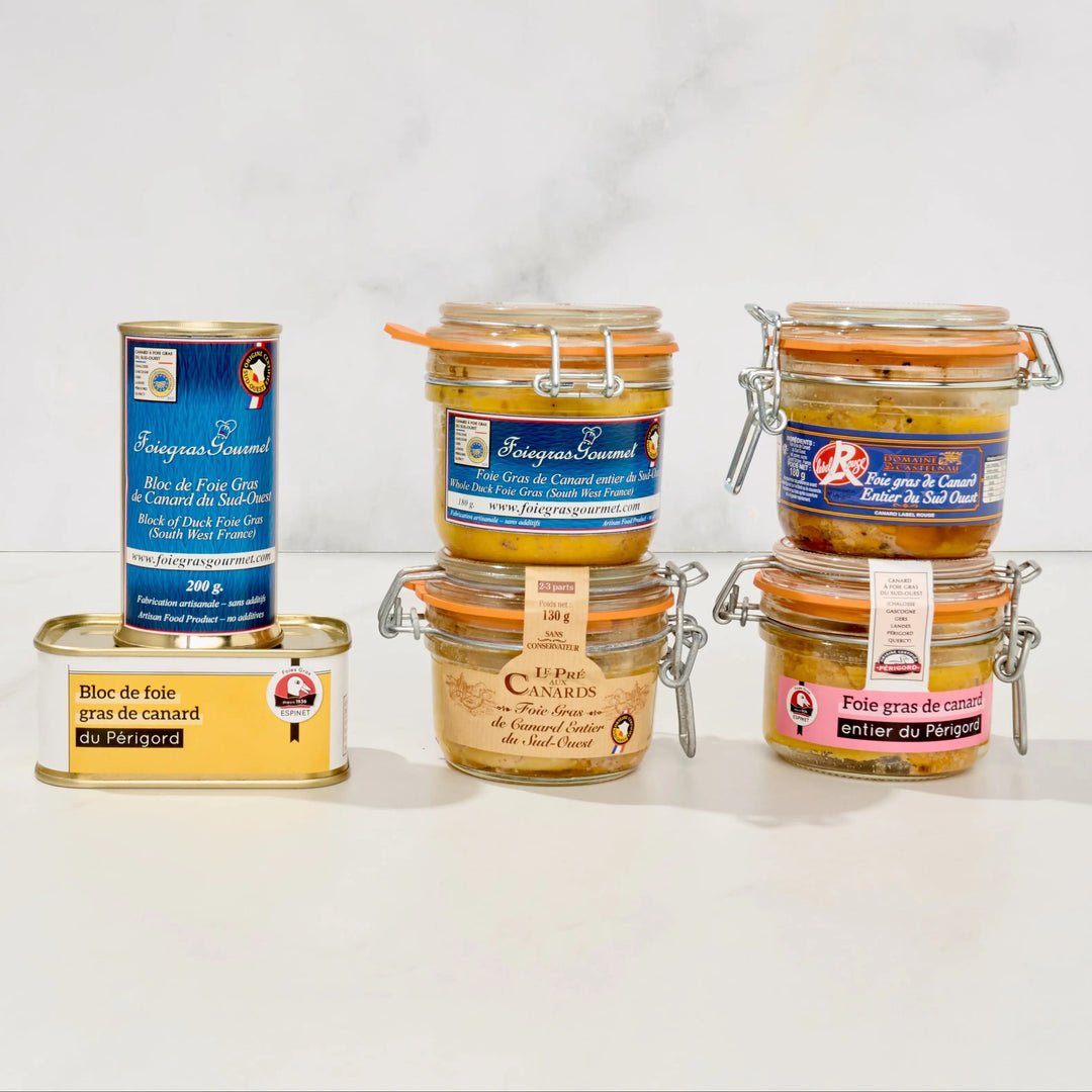 Coffret foie gras de canard package