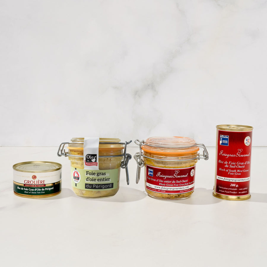 Grand Coffret de Foie Gras d'Oie des Landes et du Périgord 690 g 
