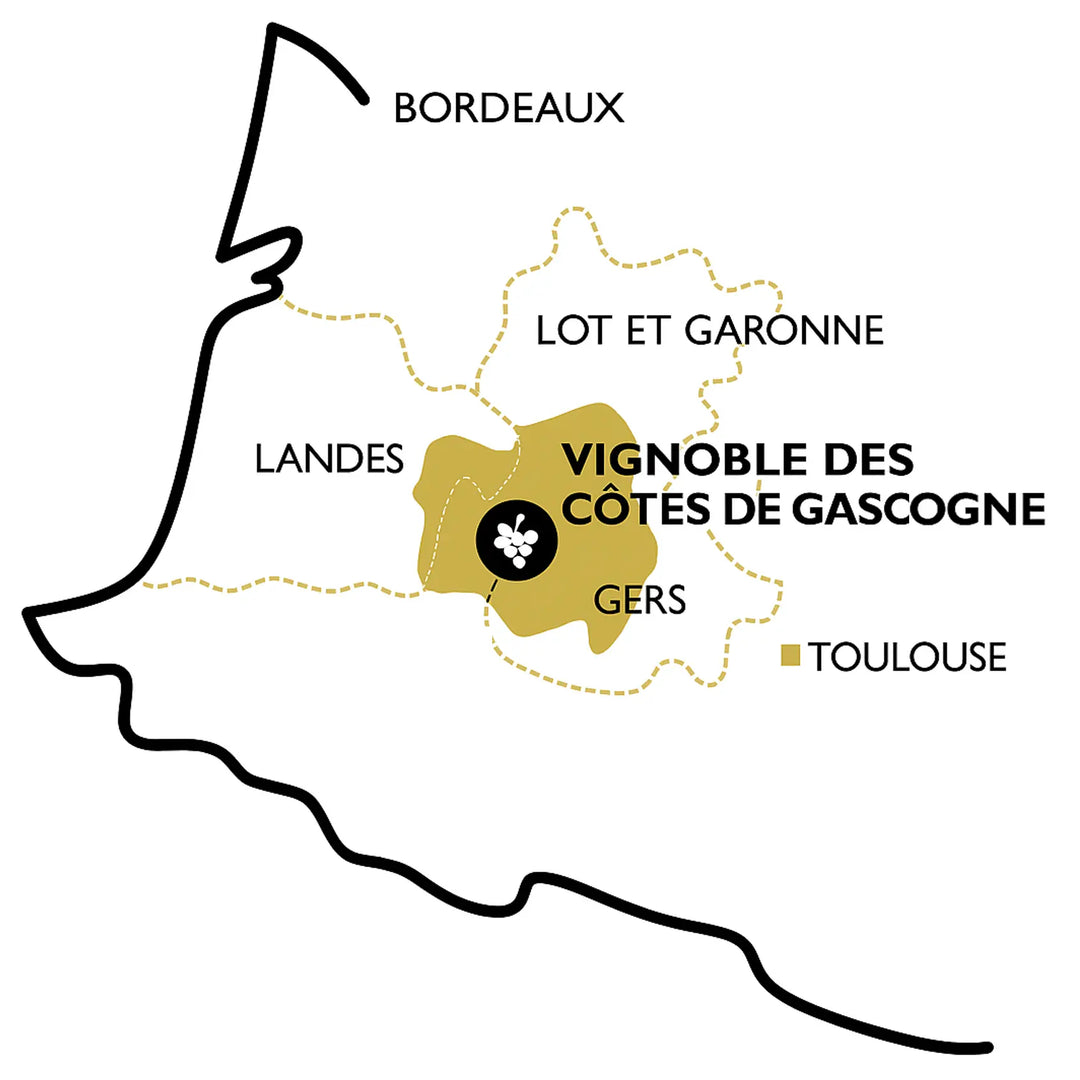 L'Aurore IGP Côtes de Gascogne 2022 75 cl - Foie Gras Gourmet