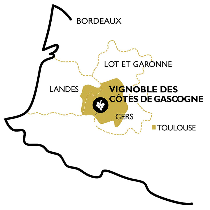 L'Aurore IGP Côtes de Gascogne 2022 75 cl - Foie Gras Gourmet