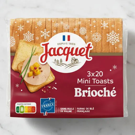 Mini toasts brioché jacquet