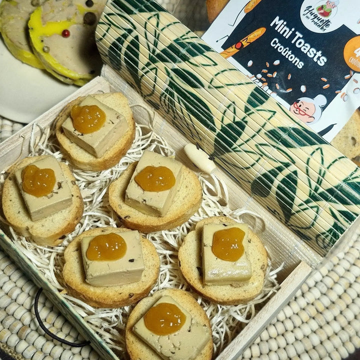 Mini Toasts Croûtons Bio de Provence 150 g - Foie Gras Gourmet