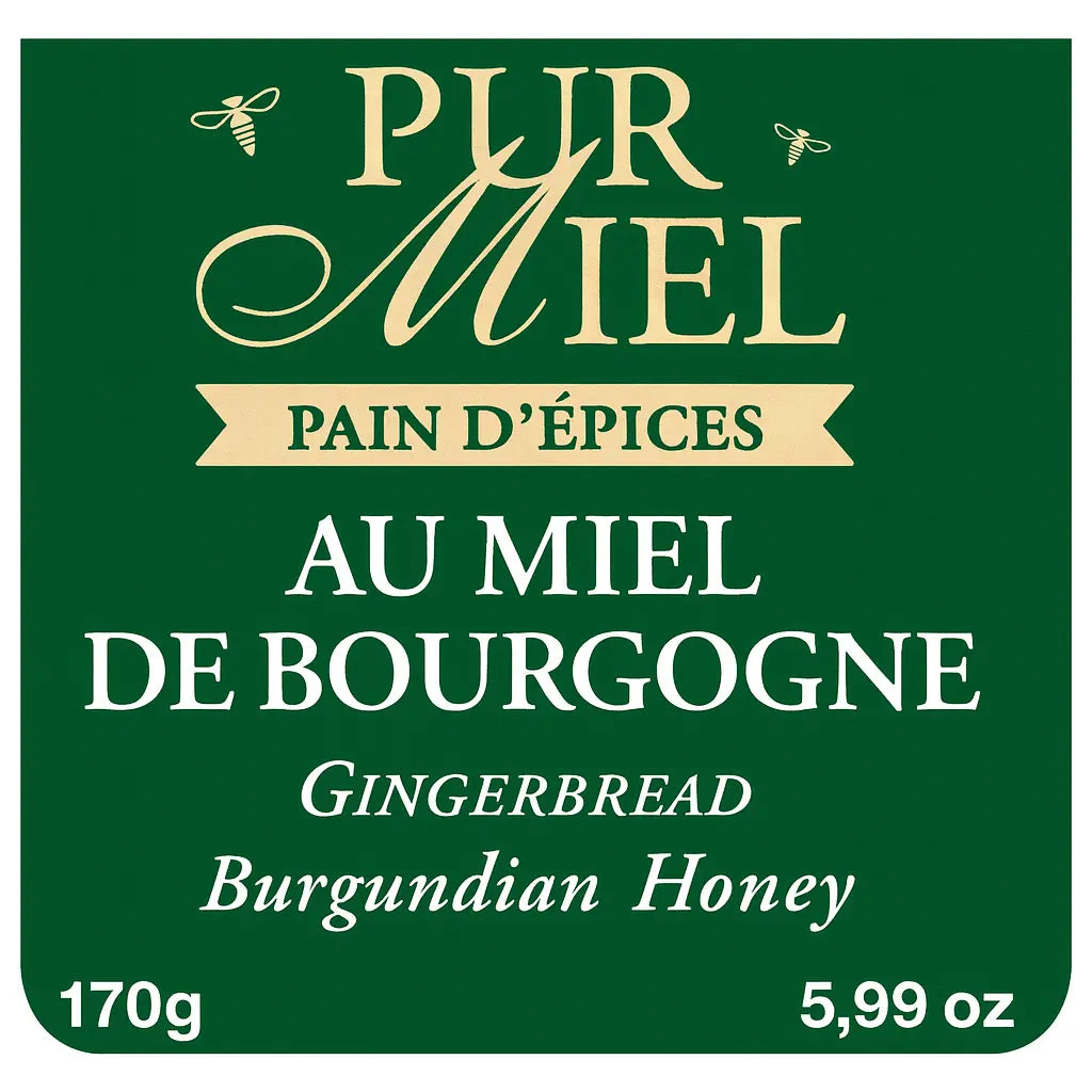 Pain d'épices pur miel de Bourgogne