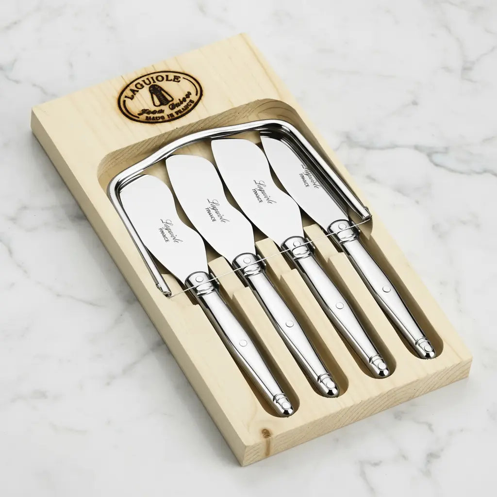 Set de Couteaux et Lyre à Foie Gras Laguiole - Foie Gras Gourmet