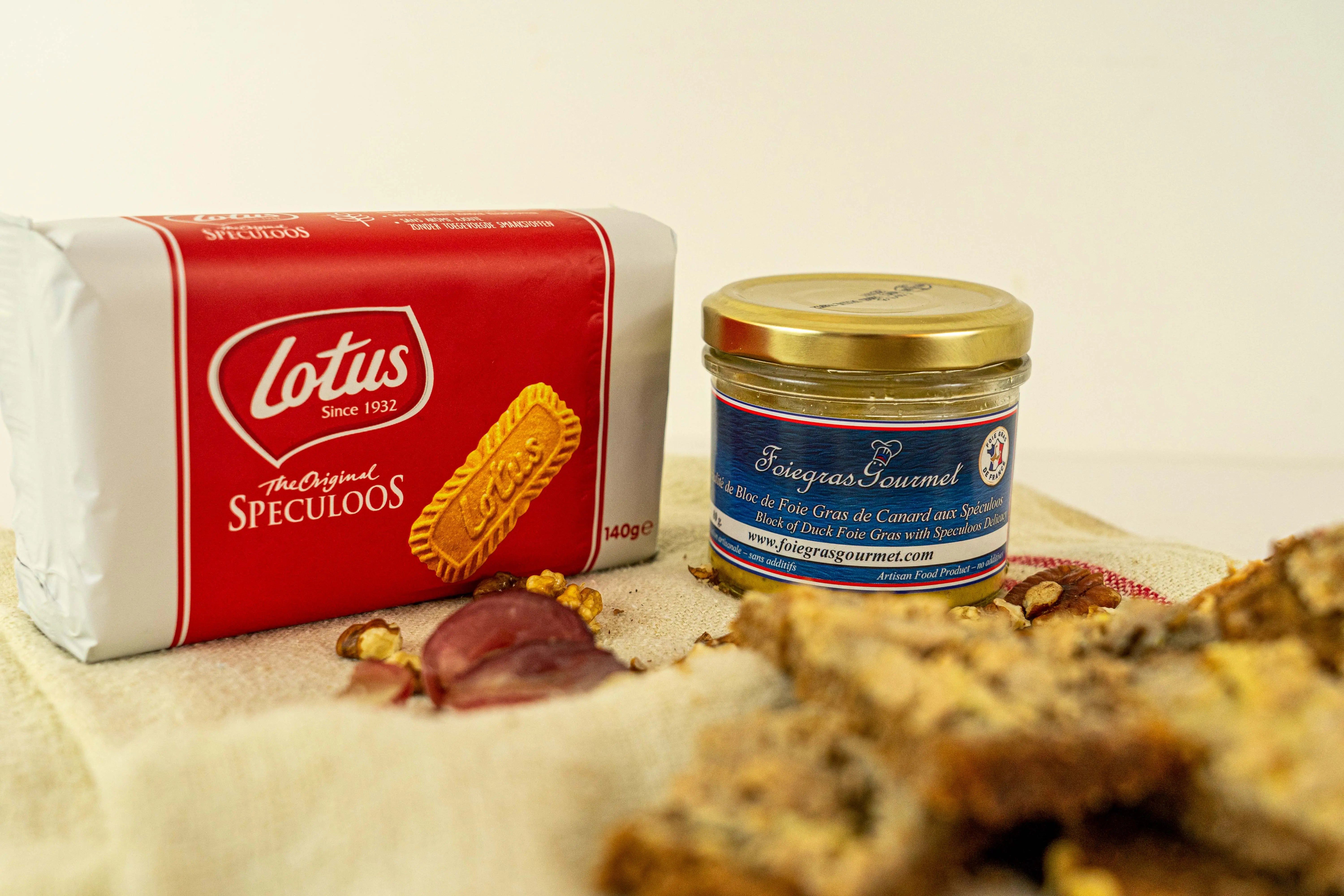 Spécialité de Bloc de Foie Gras de Canard aux Speculoos 80 g - Foie Gras Gourmet