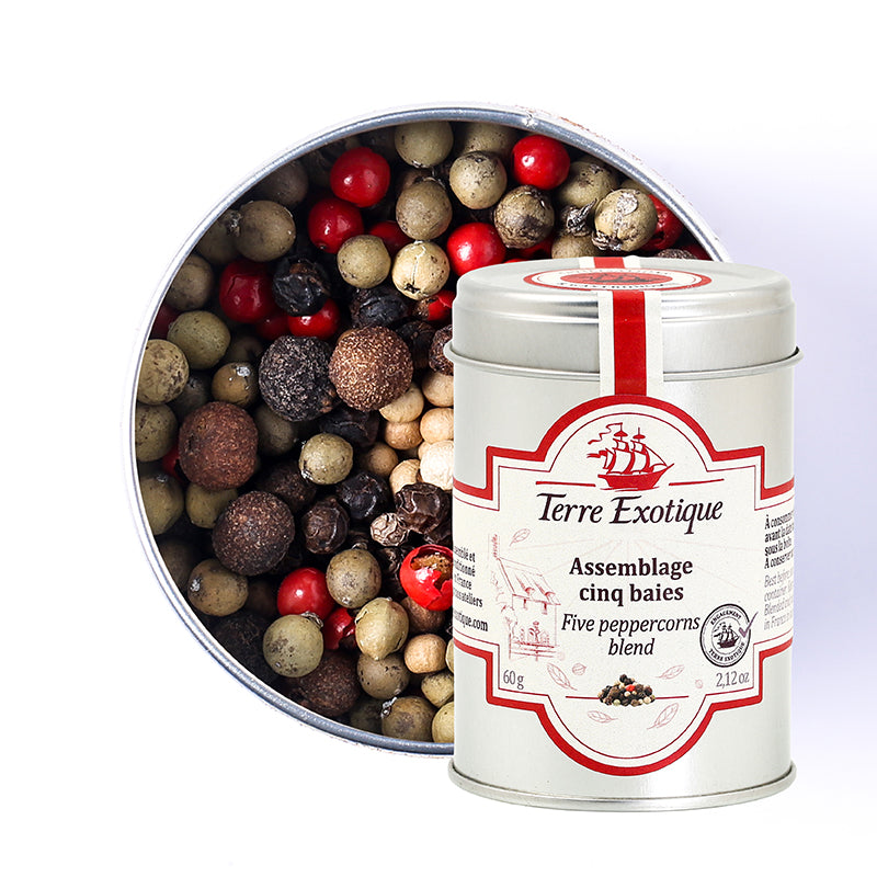 Assemblage Cinq Baies et Poivres 60 g - Foie Gras Gourmet