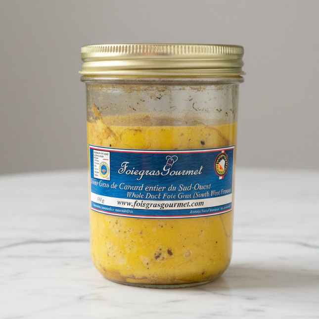 Foie Gras de Canard Entier IGP Sud-Ouest 530 g - Foie Gras Gourmet